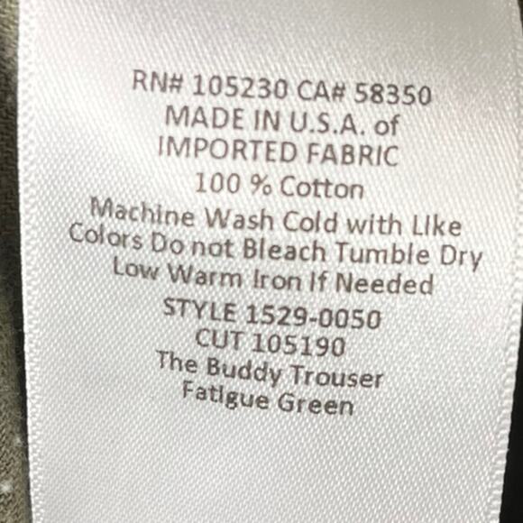 CURRENT/ELLIOTT Buddy Trouser Pantalon Tapered Version of the Captain Trouser 27 - Picture 10 of 11